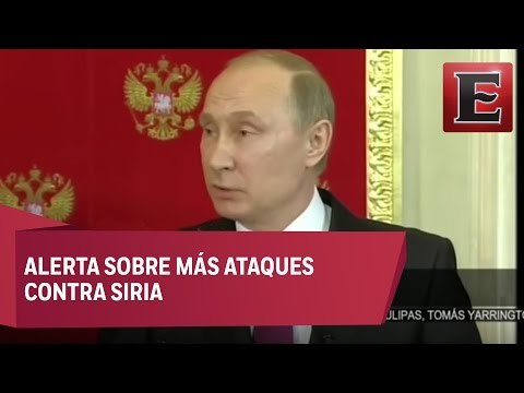 Putin asegura tener información sobre futuros ataques químicos a Siria