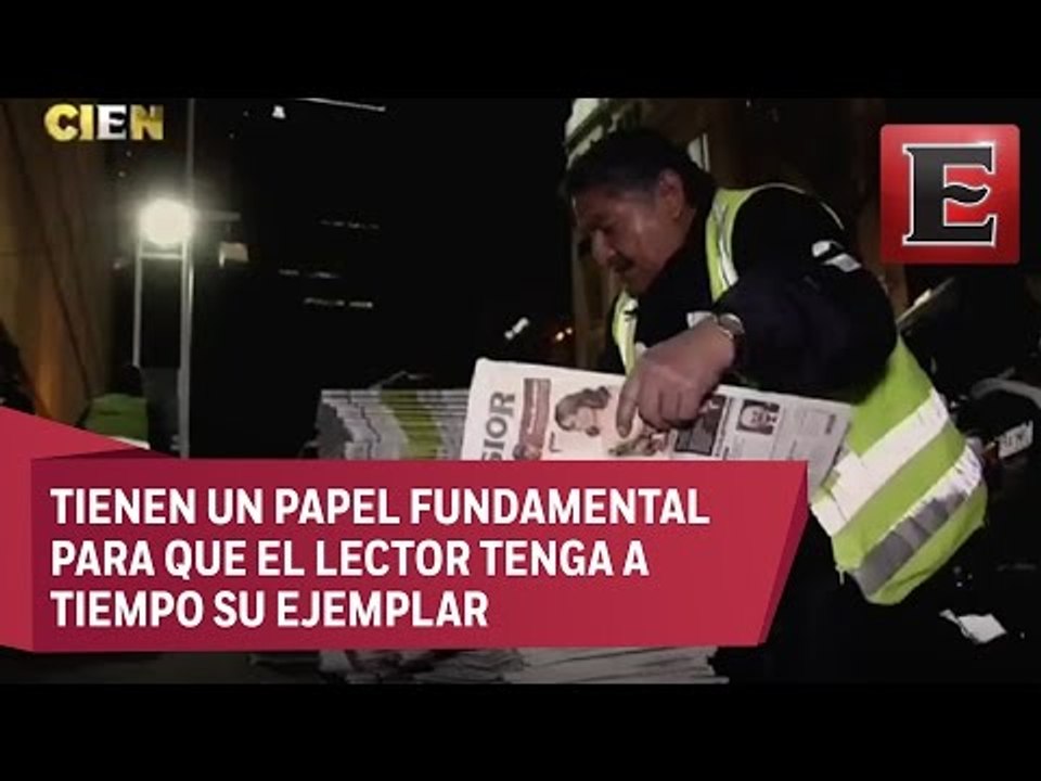 Cien años de Excélsior: Los repartidores del periódico