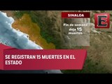 Fin de semana violento en Sinaloa