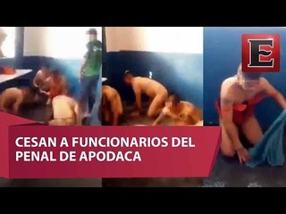 Cesan a tres funcionarios del penal de Apodaca
