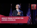 Barack Obama ofrece su primer discurso como expresidente