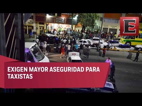 Taxistas toman las calles como protesta a la inseguridad en Zacatecas