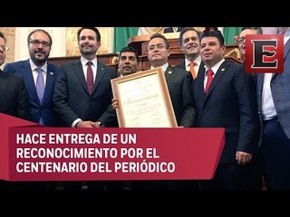 Asamblea capitalina destaca la labor del periódico Excélsior