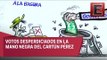 Votos a la basura en la Mano Negra del Cartún Pérez