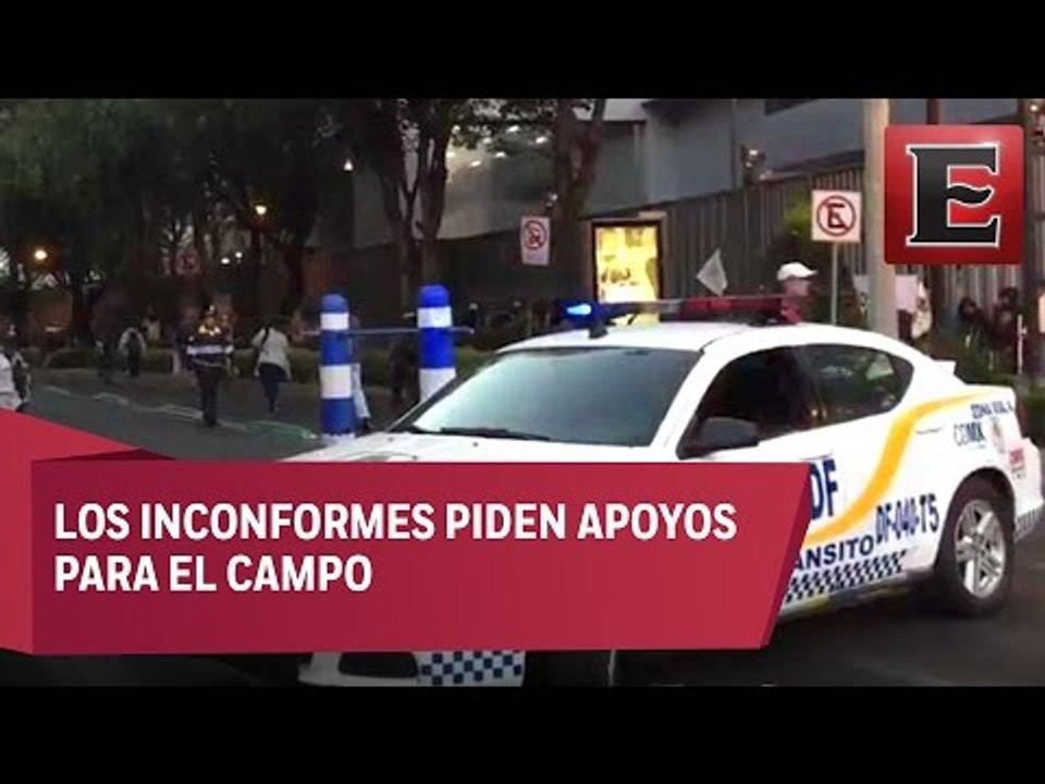 Campesinos cierran accesos de la Sagarpa