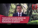 Enrique Peña Nieto felicita al periódico Excélsior por sus cien años