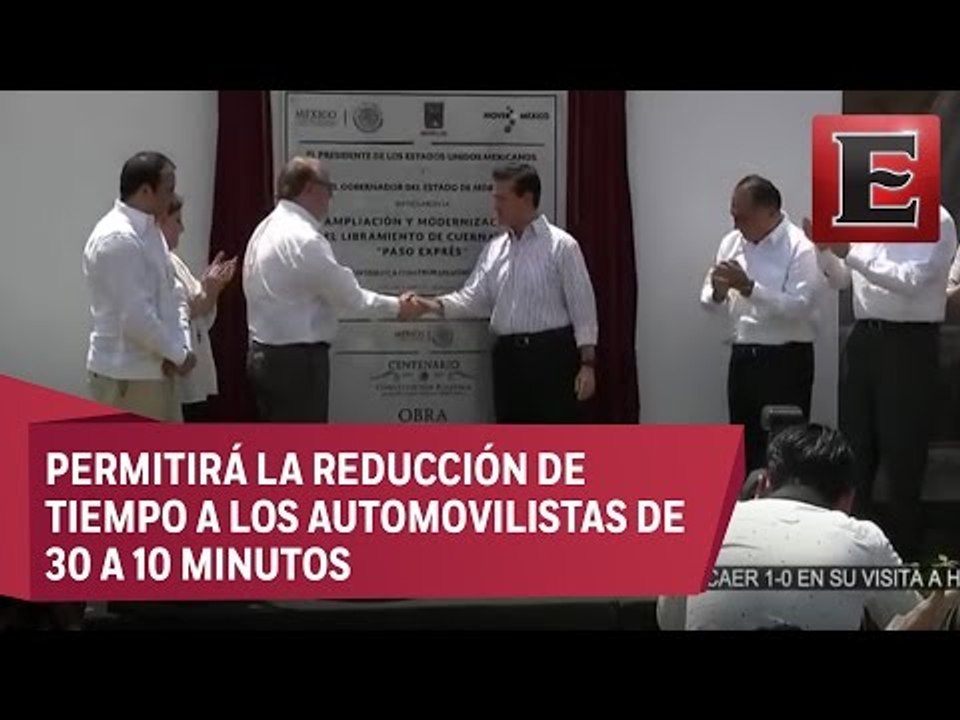 EPN entrega el "Paso Exprés Cuernavaca"