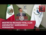 Se tomarán nuevas medidas para proteger a los periodistas: EPN