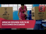 Arrancan elecciones presidenciales en Ecuador