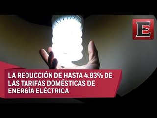 Descienden tarifas de electricidad doméstica en mayo