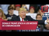 Trump arremete una vez más contra los medios