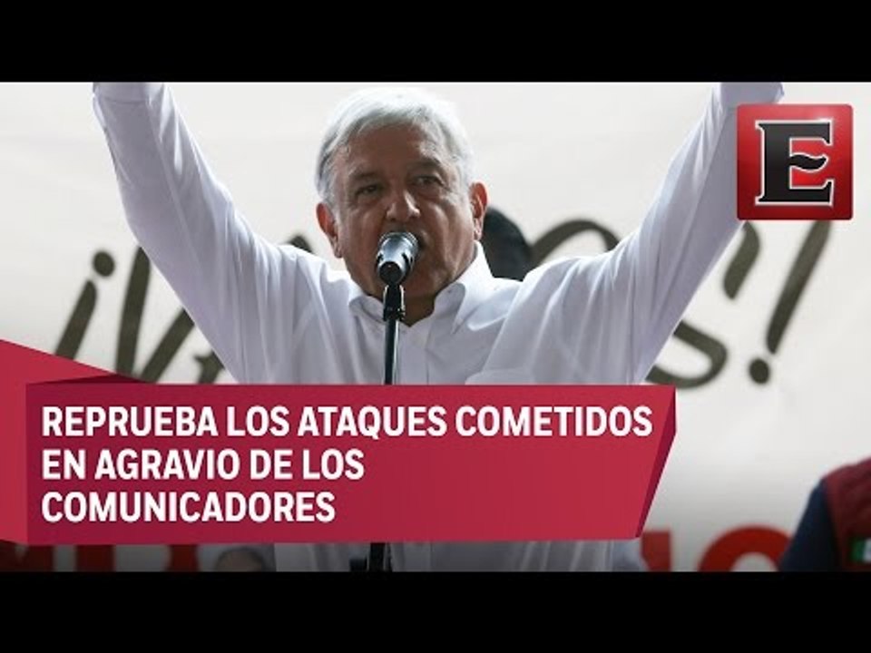 No puede haber democracia sin información, afirma AMLO sobre agresiones a periodistas