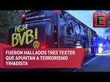 Investigan como atentado explosiones contra autobús del Borussia