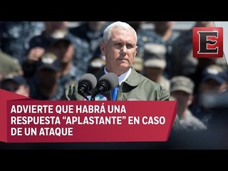 “Corea del Norte es la amenaza más peligrosa para la seguridad”: Mike Pence
