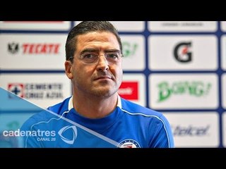 Cruz Azul presenta a Joaquín Moreno como técnico interino