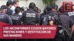 Policías de Guerrero realizan paro de labores