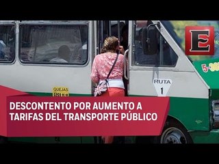 Aumenta tarifa del transporte público en CDMX