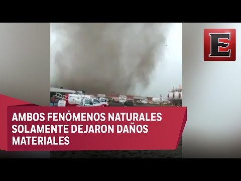 Dos tornados causan gran revuelo en Puebla y Chihuahua