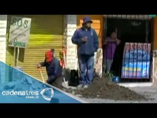 Temen colapso de viviendas en Edomex por mal drenaje