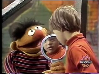 Classic Sesame Street - Ernie and Jason Use a Mirror