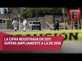 Reportan incremento de homicidios en México