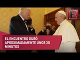 Papa Francisco recibe a Trump en un encuentro para limar asperezas