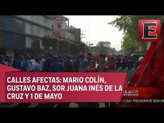 Marchas con motivo del Día del Trabajo en Tlalnepantla, Edo Méx