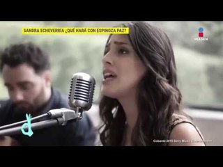 ¡Sandra Echeverría invita a Espinoza Paz a cantar con ella!| De Primera Mano
