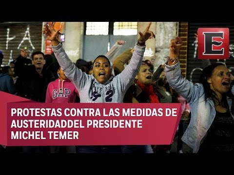 Ciudades brasileñas paralizadas por huelga general