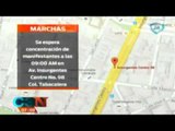 Marchas de hoy 16 de octubre