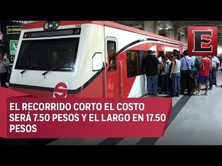 Tren suburbano sube su tarifa a partir de este 6 de junio