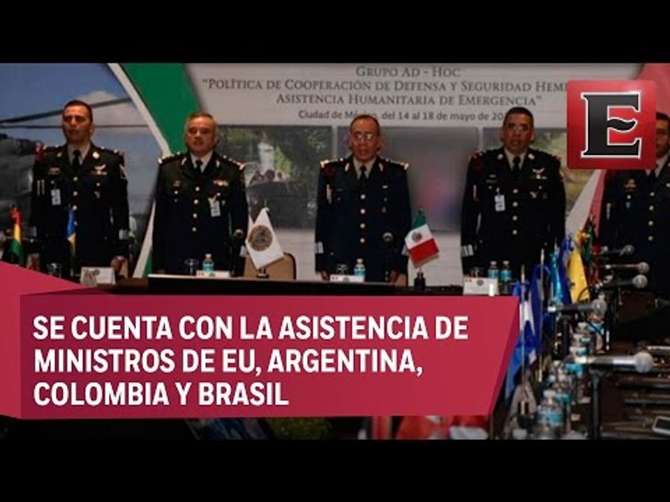 Inaugura SEDENA la Conferencia de Ministros de Defensa