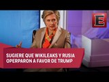 Hillary Clinton culpa al FBI y a hacker rusos de su derrota en las elecciones