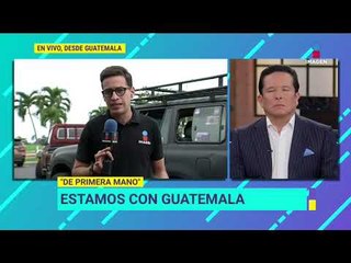 Nos enlazamos con Nacho Lozano desde Guatemala | De Primera Mano