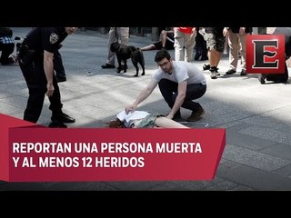 Reportan un muerto en accidente en Times Quare