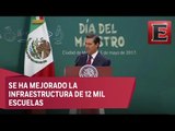 Peña Nieto reconoce esfuerzo, entrega y el noble labor de los maestros