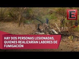 Un muerto al desplomarse una avioneta en Morelos