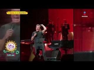 ¡Luis Miguel estuvo a punto de sufrir accidente en concierto! | Sale el Sol