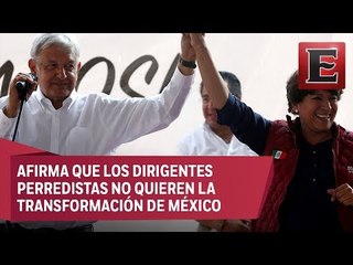 PRD está al servicio de la mafia del poder, asegura López Obrador