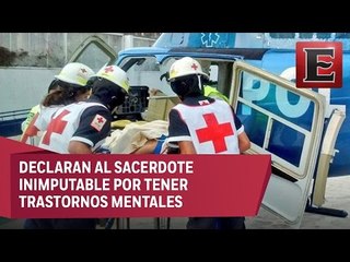 Mejora levemente salud del sacerdote apuñalado en Catedral Metropolitana