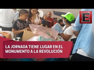 Canjea residuos de plástico por despensa en el Plastianguis