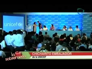 La sobremesa 'Chicharito' Hernández es elegido como embajador de la UNICEF
