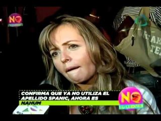 No lo cuentes Daniela Spanic cambia de Apellido