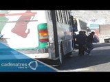 Sin tregua los asaltos en el transporte público del Estado de México