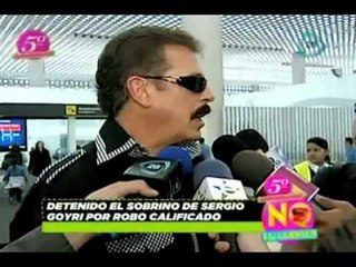 No lo cuentes. Rodrigo Goyri sobrino de Sergio Goyri es detenido
