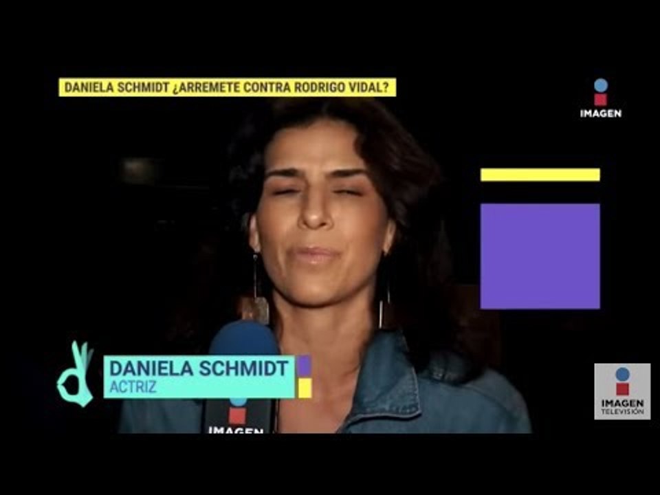 ¡Daniela Schmidt arremete contra Rodrigo Vidal por sus declaraciones! | De Primera Mano