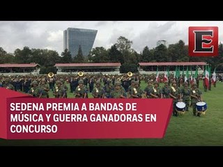 Concluye Sedena concurso de Bandas de Música y de Guerra