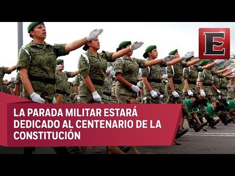 Listas Fuerzas Armadas para el desfile del 16 de septiembre