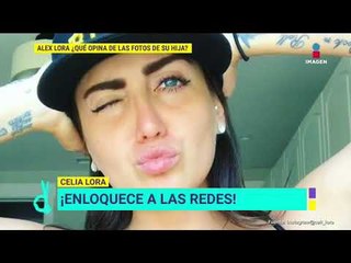 ¡Alex Lora dice qué opina de las fotos sensuales de su hija Celia! | De Primera Mano