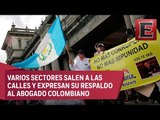 Tensión en Guatemala por conflicto entre el Presidente y comisionado de ONU